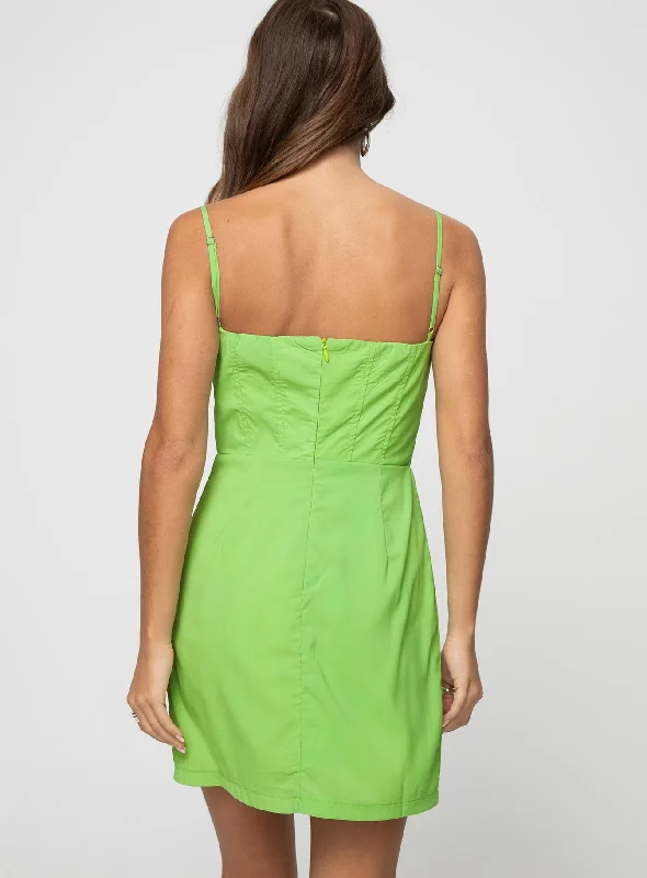 Alano Mini Dress Green