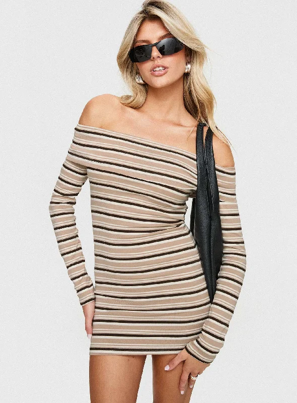 Anouk Long Sleeve Mini Dress Multi