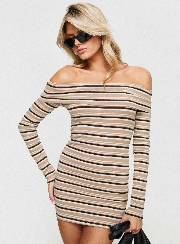 Anouk Long Sleeve Mini Dress Multi