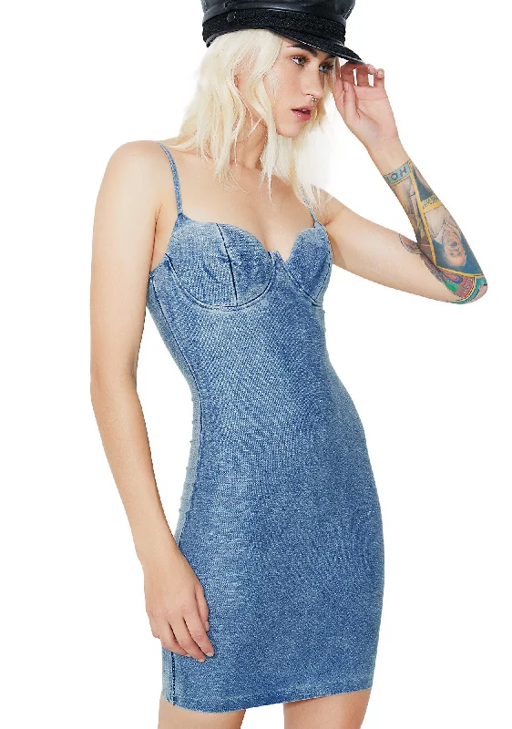 Nothin' To Lose Denim Dress