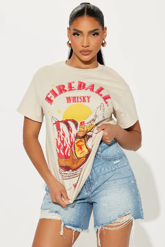 Fireball Ignite The Night Tee - Sand