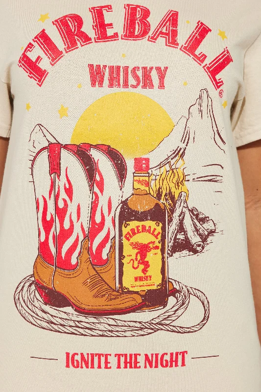 Fireball Ignite The Night Tee - Sand