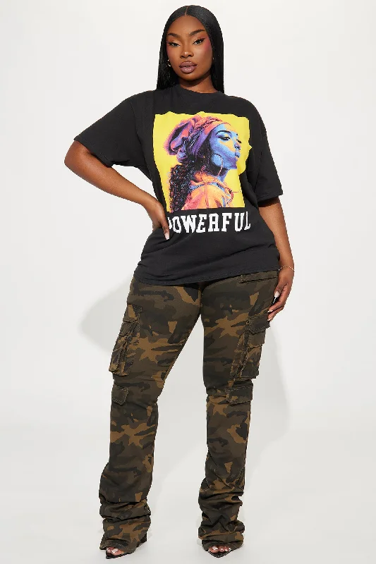 I Am Powerful Graphic Tee - Black