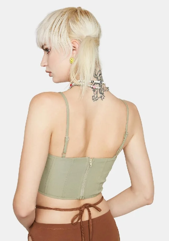 Strappy Corset Top