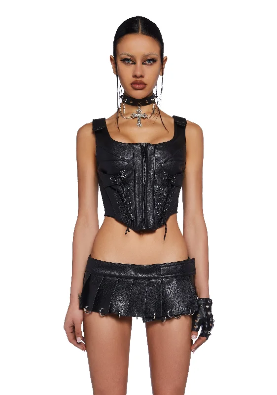 Techno Lacing Corset Top