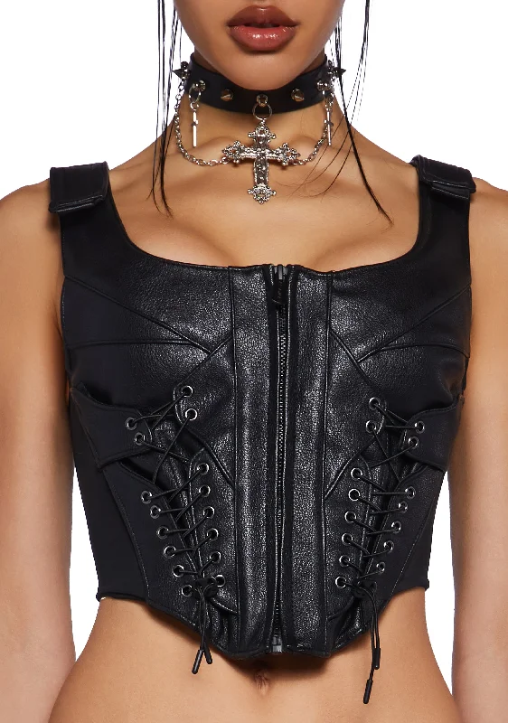 Techno Lacing Corset Top