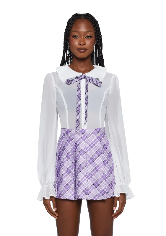 The Headmaster Chiffon Blouse