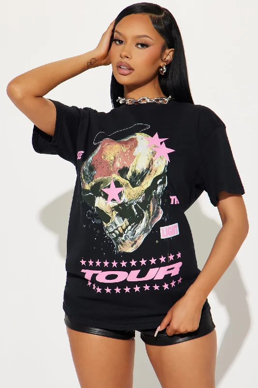 The Light Tour Skull Tee - Black