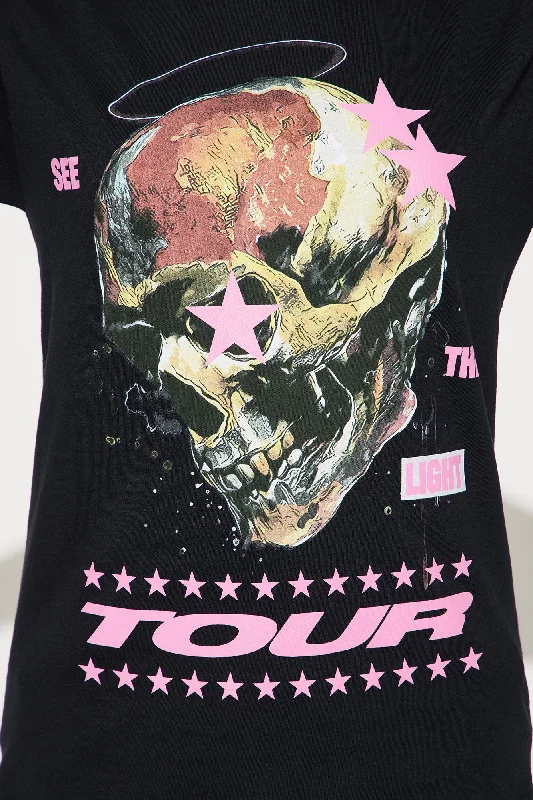 The Light Tour Skull Tee - Black