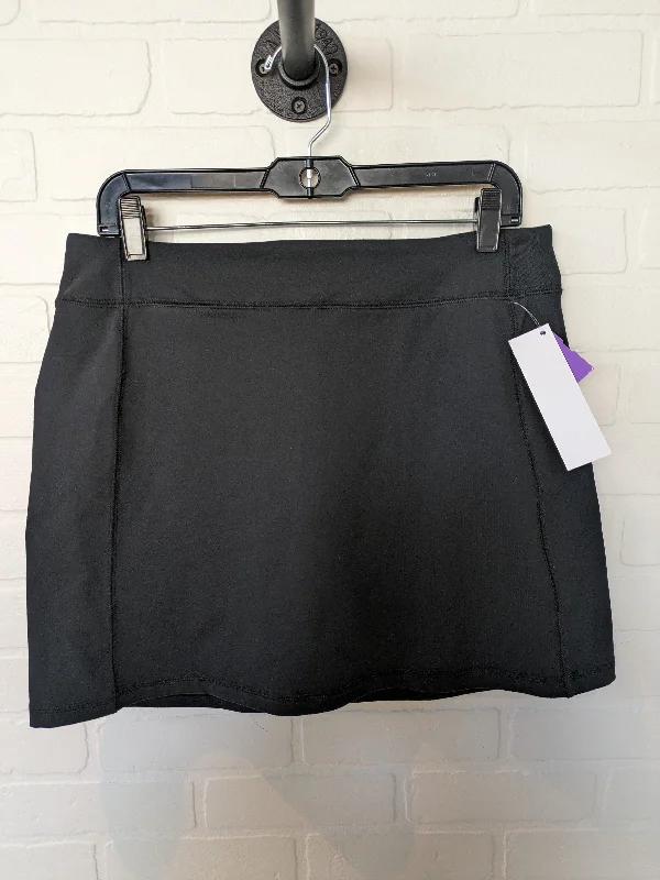 Black Athletic Skirt Lands End, Size 8