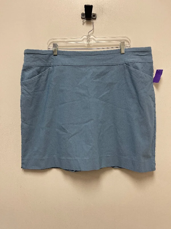 Blue Skort Charter Club, Size 22