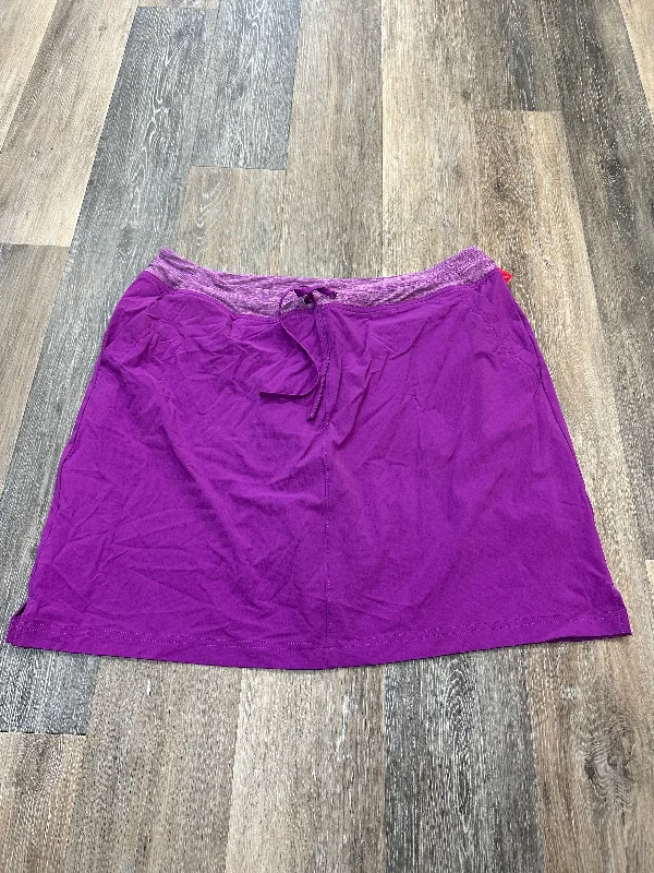 Purple Skort Duluth Trading, Size 18