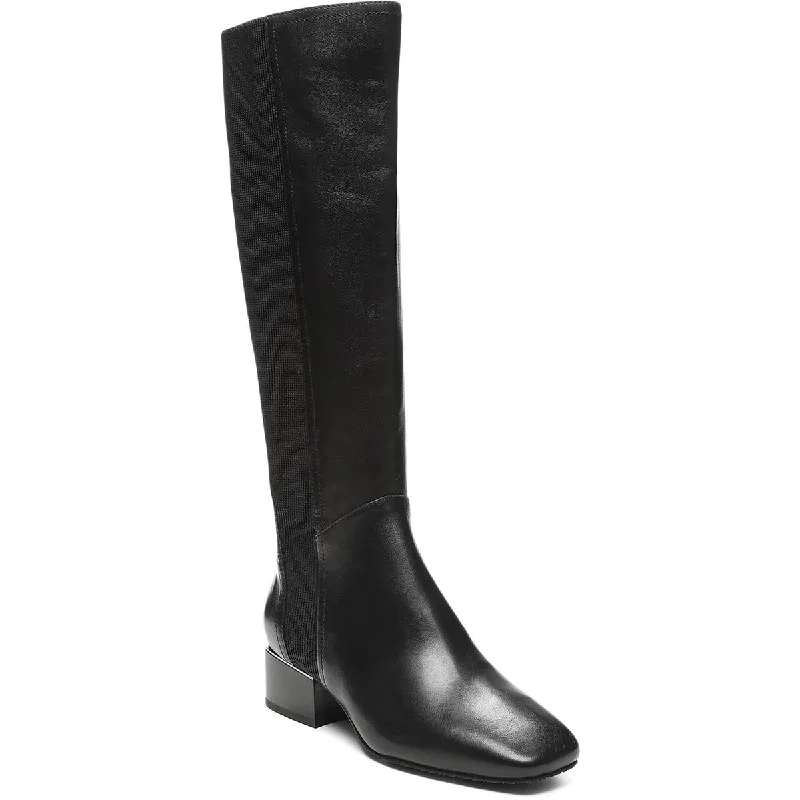 Annika Womens Square Toe Dressy Knee-High Boots