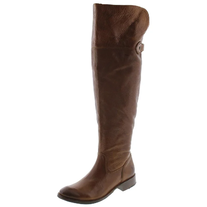 Shirley Womens Leather Over-The-Knee Riding Boots