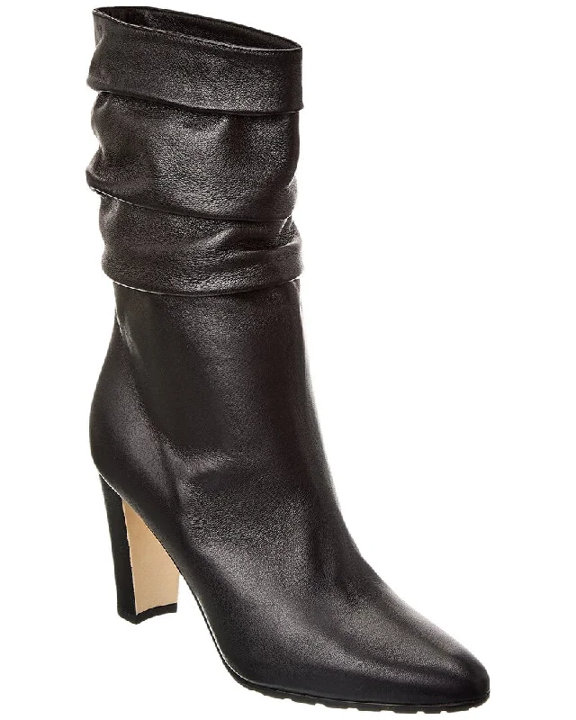 Manolo Blahnik Calasso 90 Leather Boot