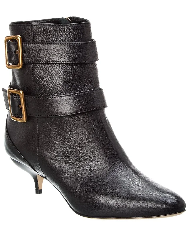 Manolo Blahnik Alciona 50 Leather Bootie