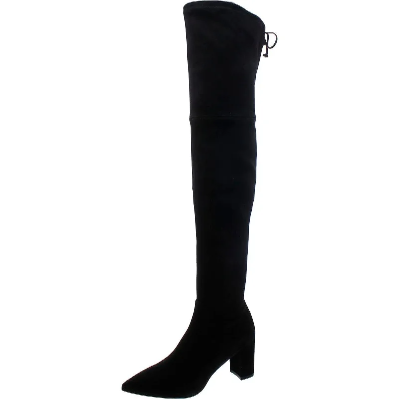 Womens Suede Tall Over-The-Knee Boots