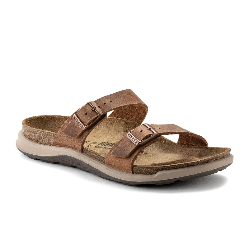 Birkenstock Sierra CT Slide Sandal (Women) - Ginger Brown Oiled Leather