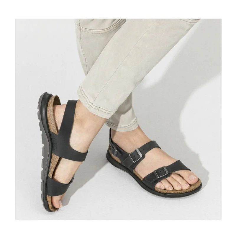 Birkenstock Sonora CT Backstrap Sandal (Women) - Black Oiled Leather