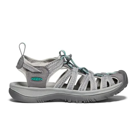 Keen Whisper Active Sandal (Women) - Grey/Peacock Green