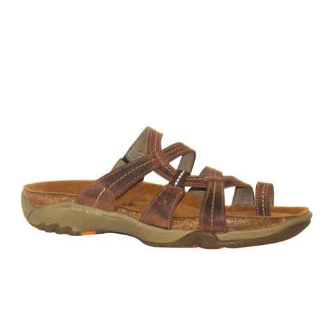 Naot Drift Slide Sandal (Women) - Bison Leather