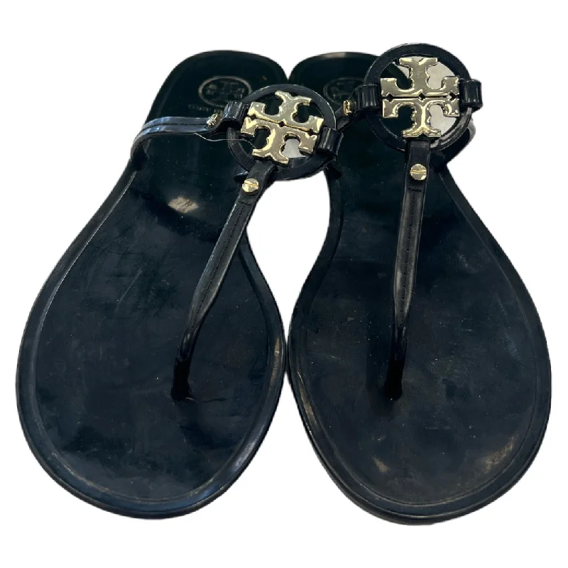 Sandals Designer By Tory Burch In Black, Size: 8