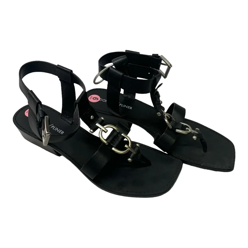 Sandals Heels Block By Donald Pliner In Black, Size: 9