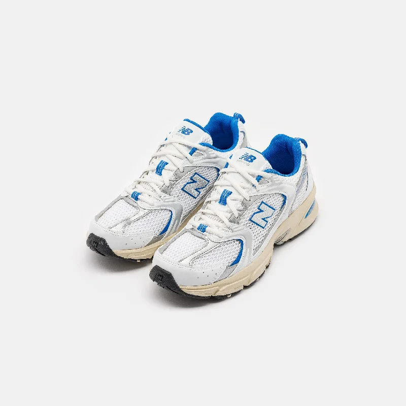 530 Sneaker in White/Blue Oasis