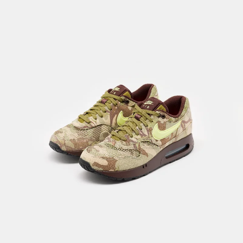 Air Max 1 '86 OG Sneaker in Earth/Light Lemon Twist/Oil Green