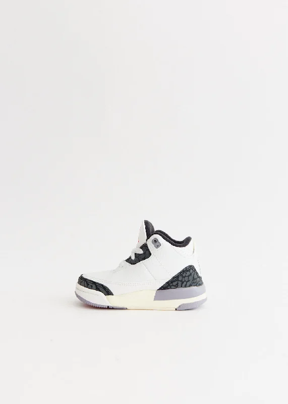 Air Jordan 3 Retro 'Cement Grey' Sneakers (TD)