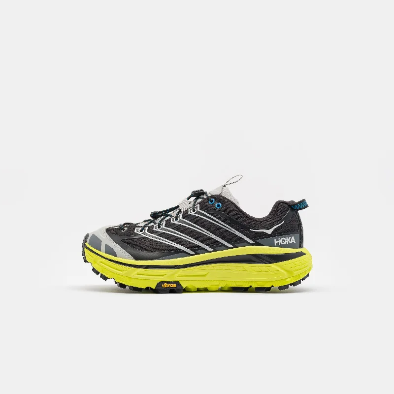 Mafate Three2 Sneaker in Black/Hoka Citrus