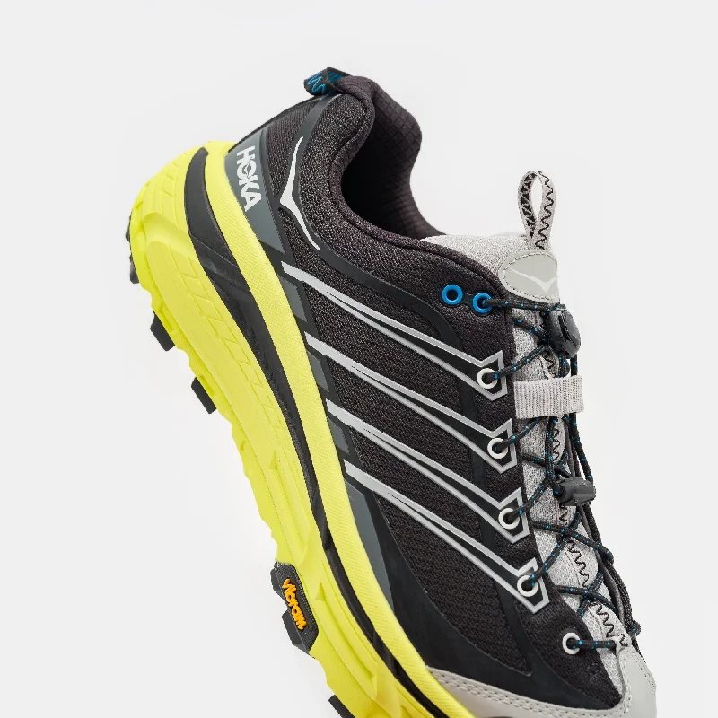 Mafate Three2 Sneaker in Black/Hoka Citrus