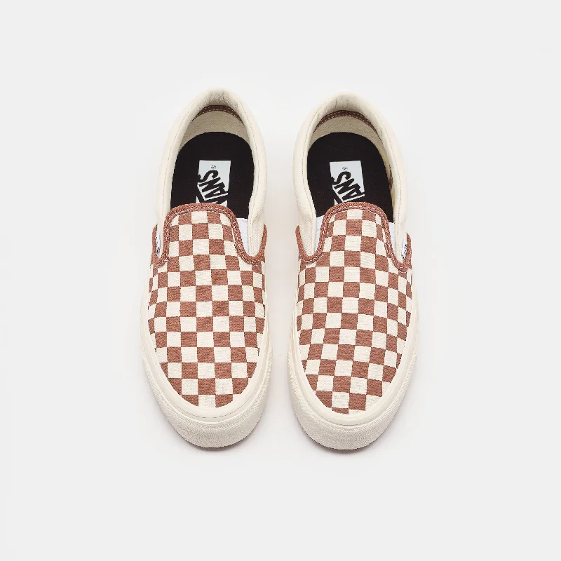 Slip-On Reissue 98 Sneaker in LX Checkerboard Coffee