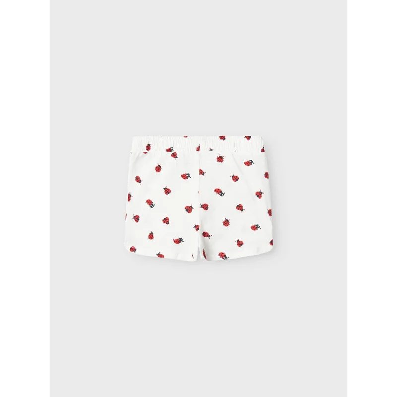 Name It Bright White Ladybugs Vigga Shorts Noos