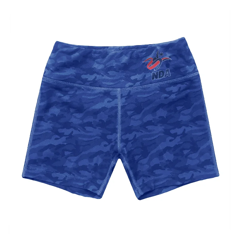 NDA Blue Camo Biker Short