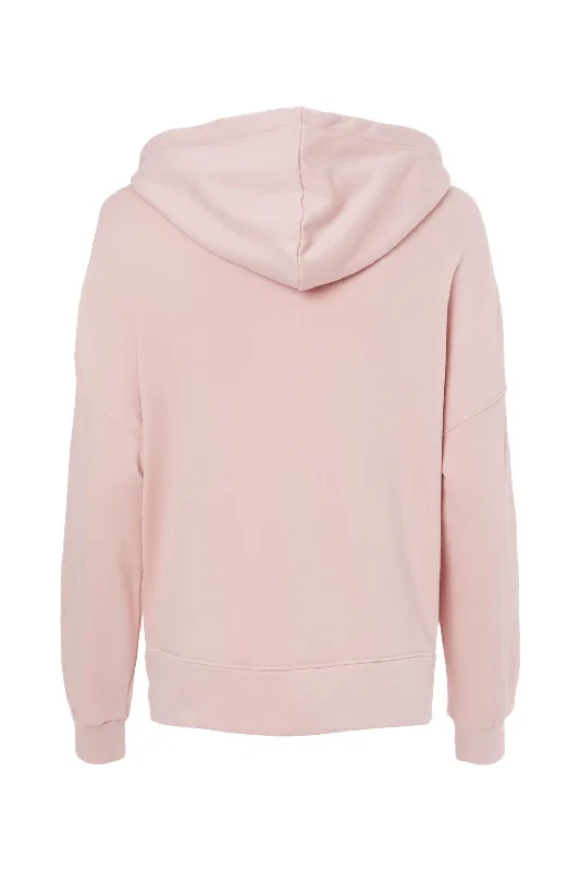 Alternative Womens Eco Washed Hooded Sweatshirt Hoodie - Rose Quartz - NEW