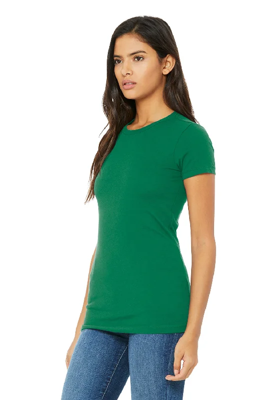 Bella + Canvas Womens The Favorite Short Sleeve Crewneck T-Shirt - Kelly Green