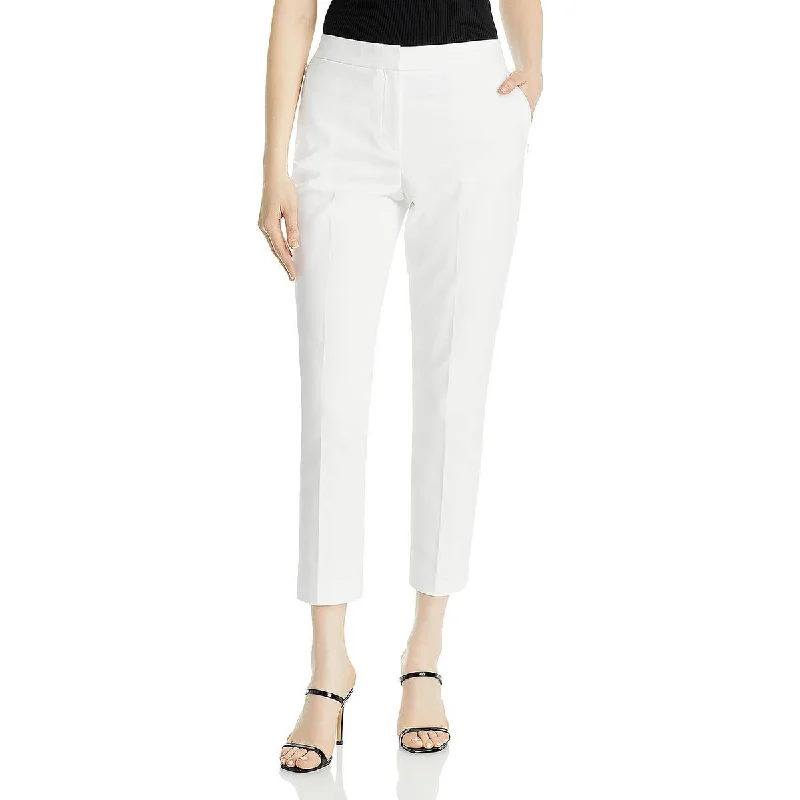 Womens Slim Cropped Ankle Pants