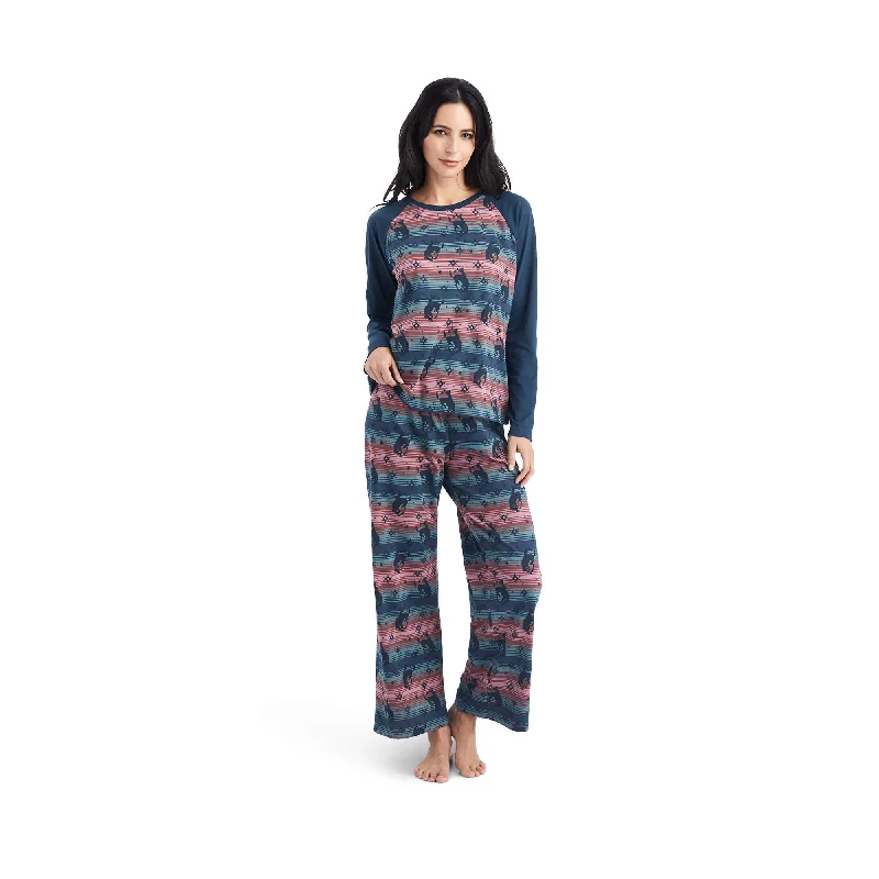 Ariat Women's Pajama Set- Bucking Serape