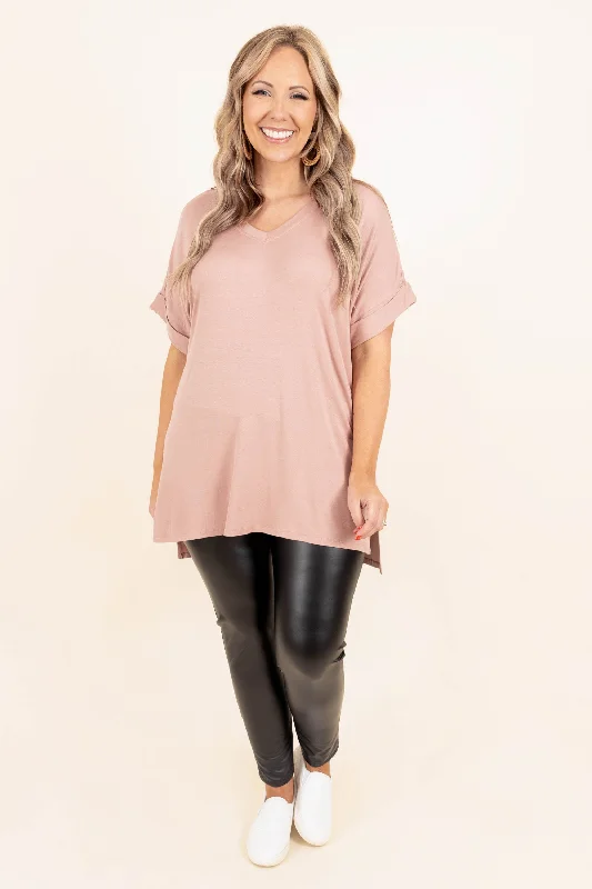 Dressing For Me Top, Mauve