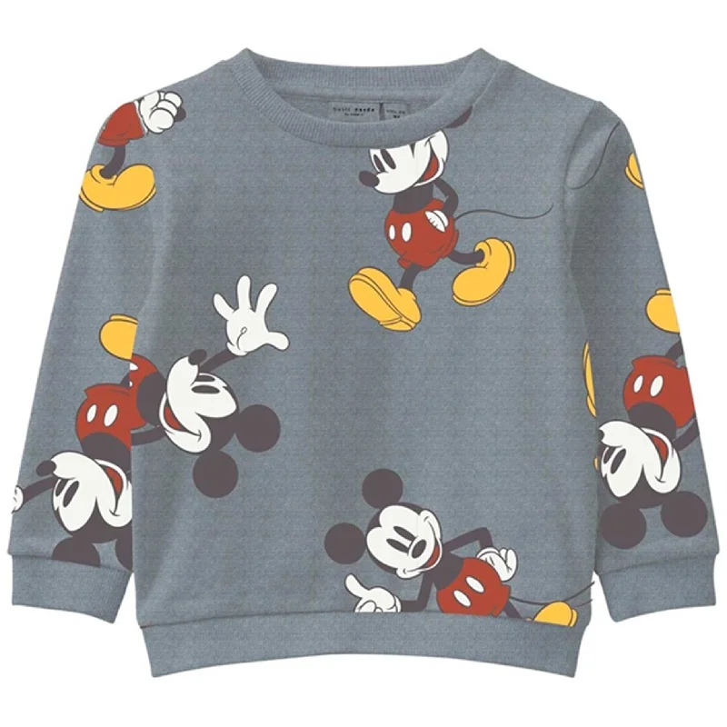 Name it Grey Melange Mickey Jarel Sweatshirt