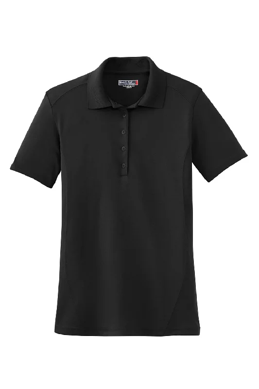 Sport-Tek Womens Dry Zone Moisture Wicking Short Sleeve Polo Shirt - Black