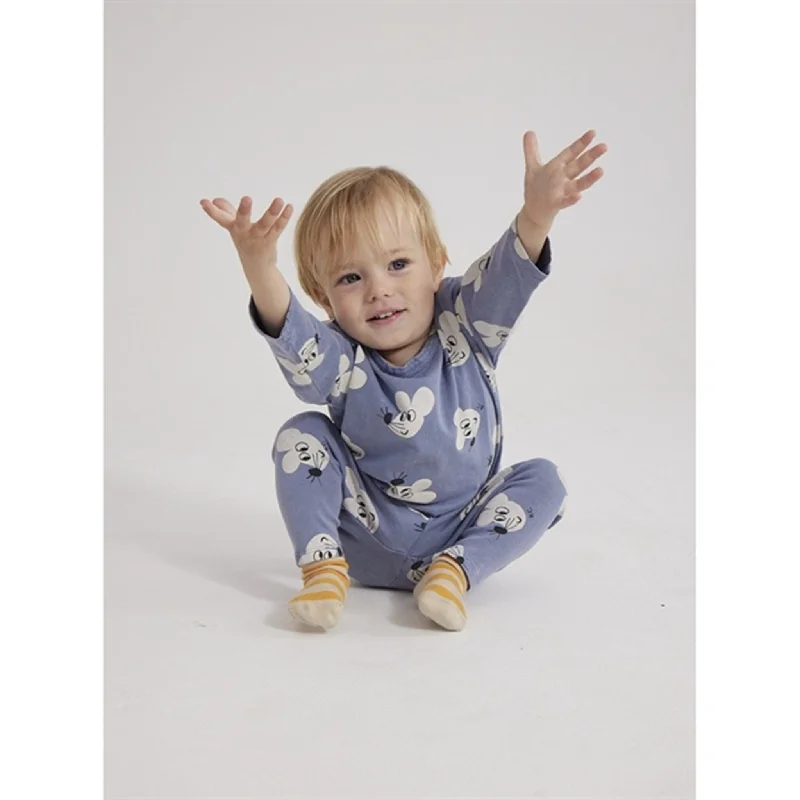 Bobo Choses Blue Mouse Leggings AOP