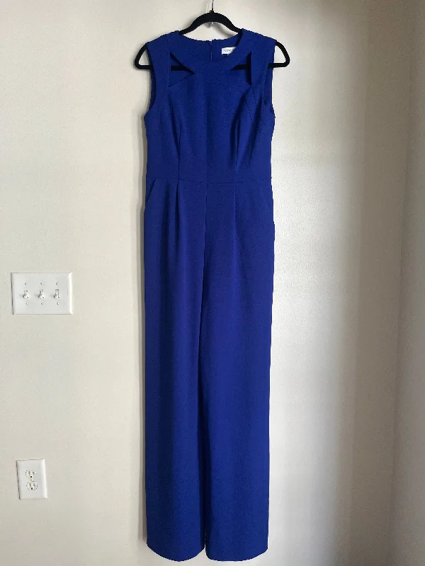 Jumpsuit By Calvin Klein In Royal Blue, Size: S