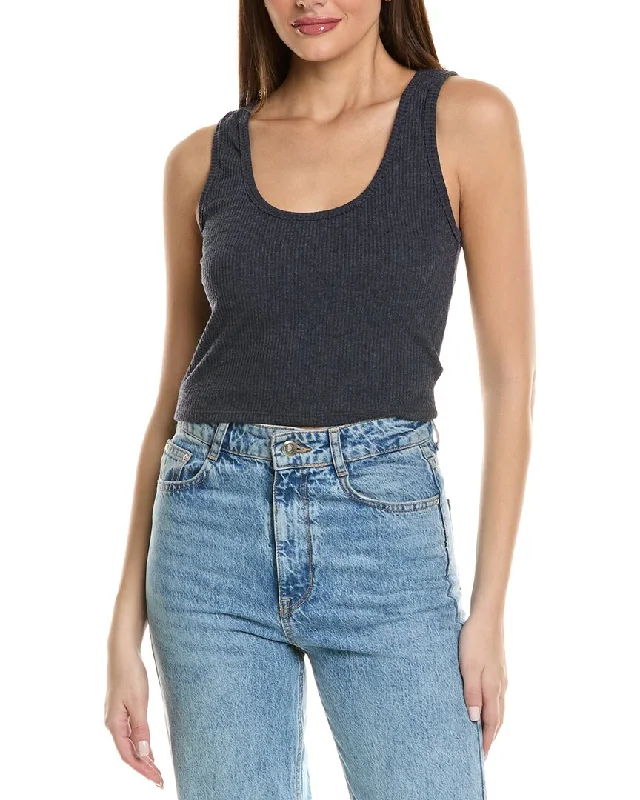 Project Social T Just Relax Heathered Seamed Rib Top