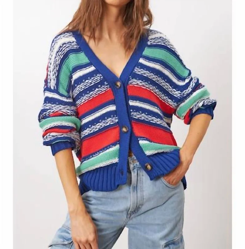 Tropez Coast Sweater In Multi Color