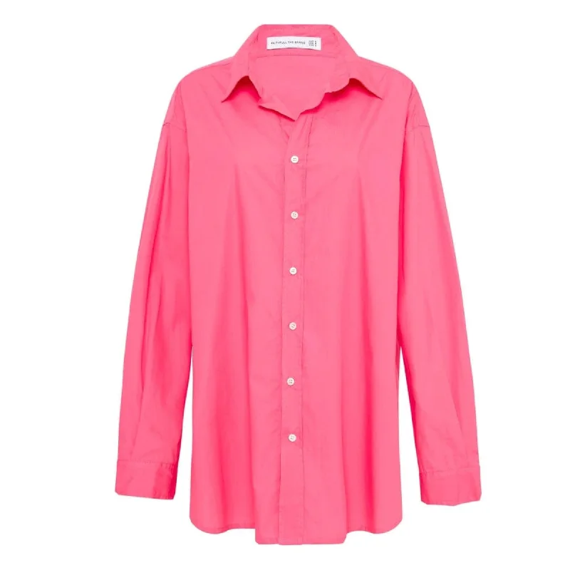 Vega Shirt Dress (Hot Pink)