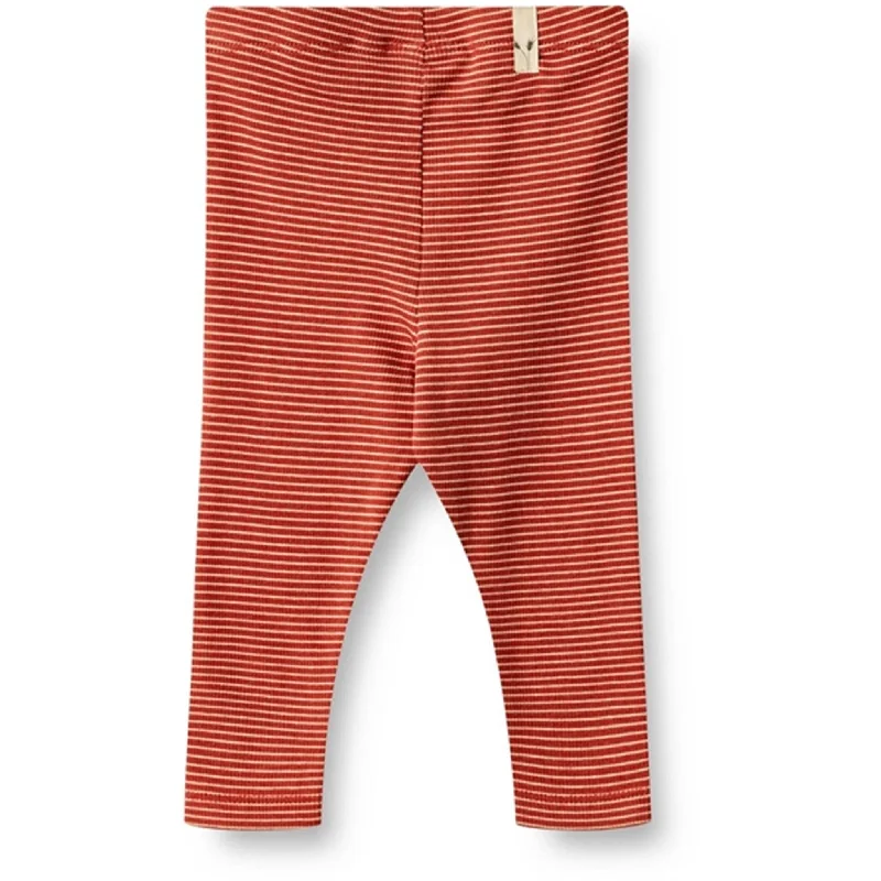 Wheat Paprika Stripe Rib Leggings Maddy