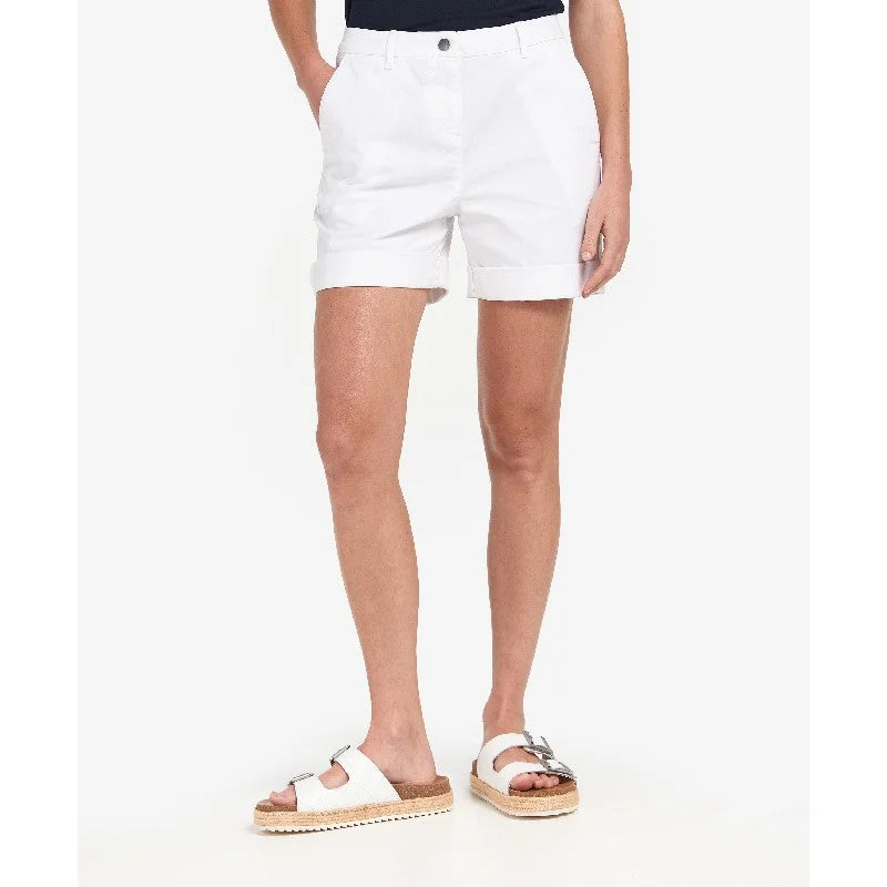 Barbour Chino Ladies Shorts - White