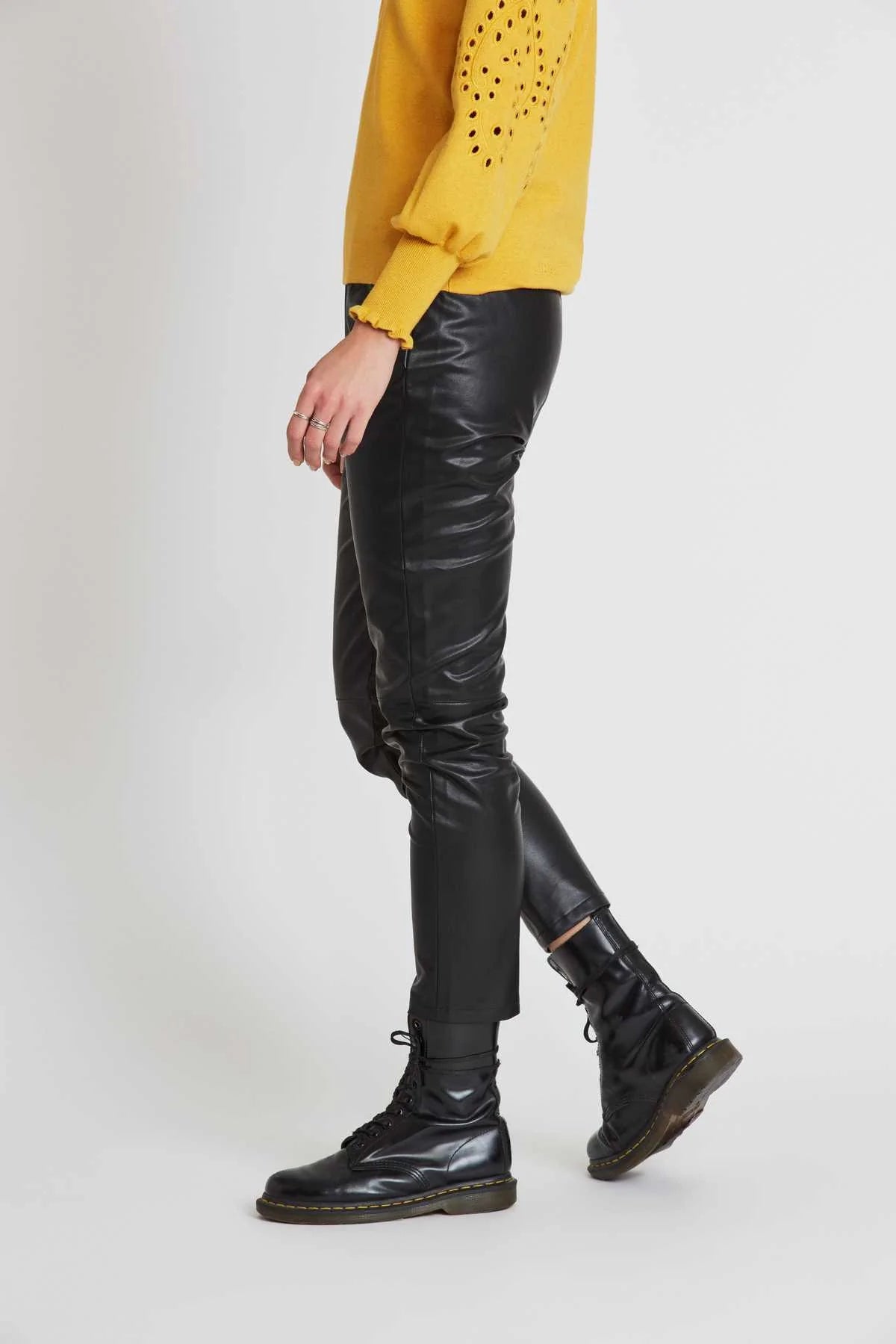 Inaya Vegan Leather Pants